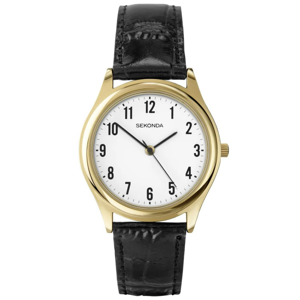 SEKONDA GOLD CASE 38MM WATCH SK3623