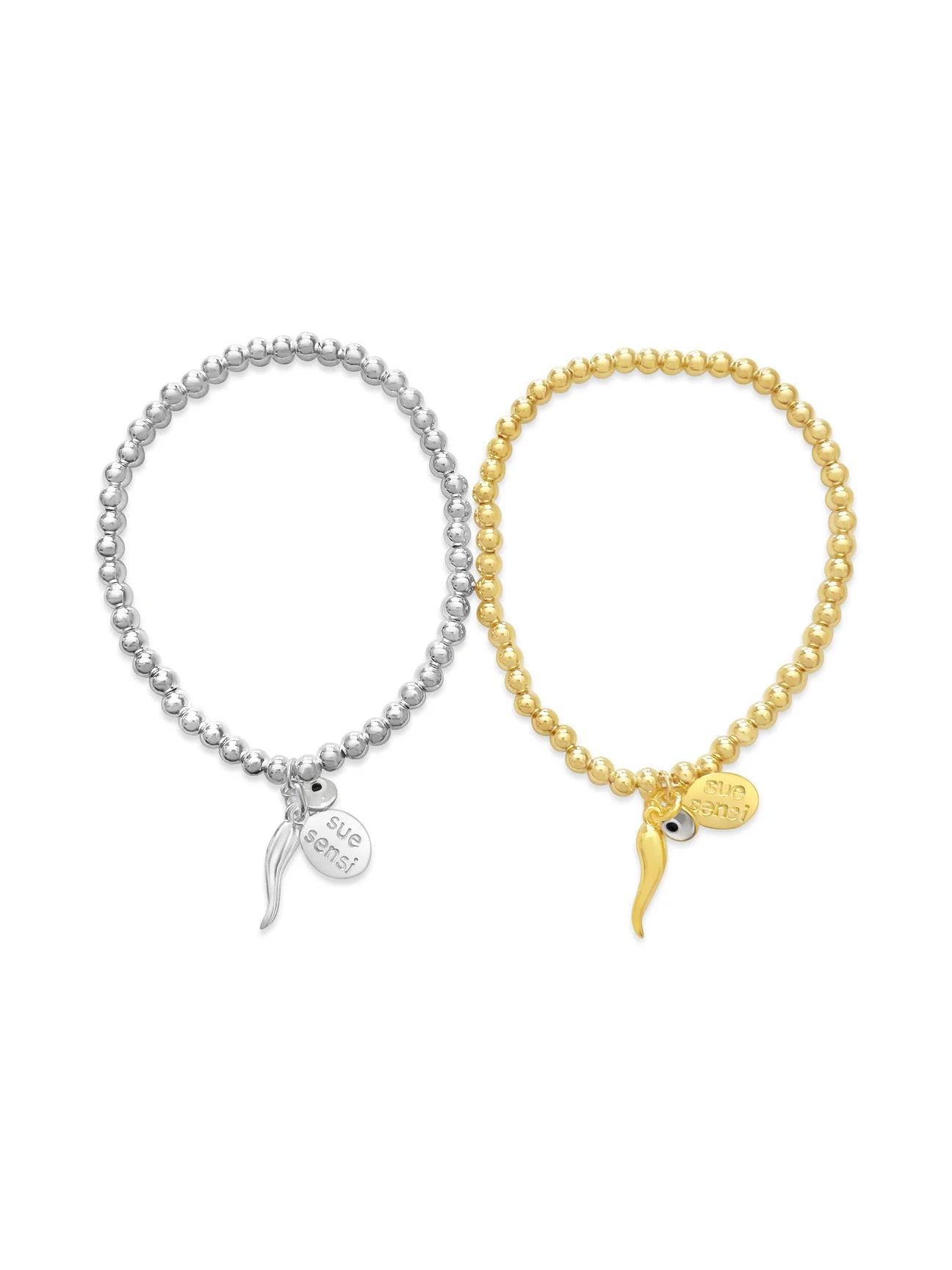 SUE SENSI GOLD FILLED CHARMING CHILLI BRACELET.