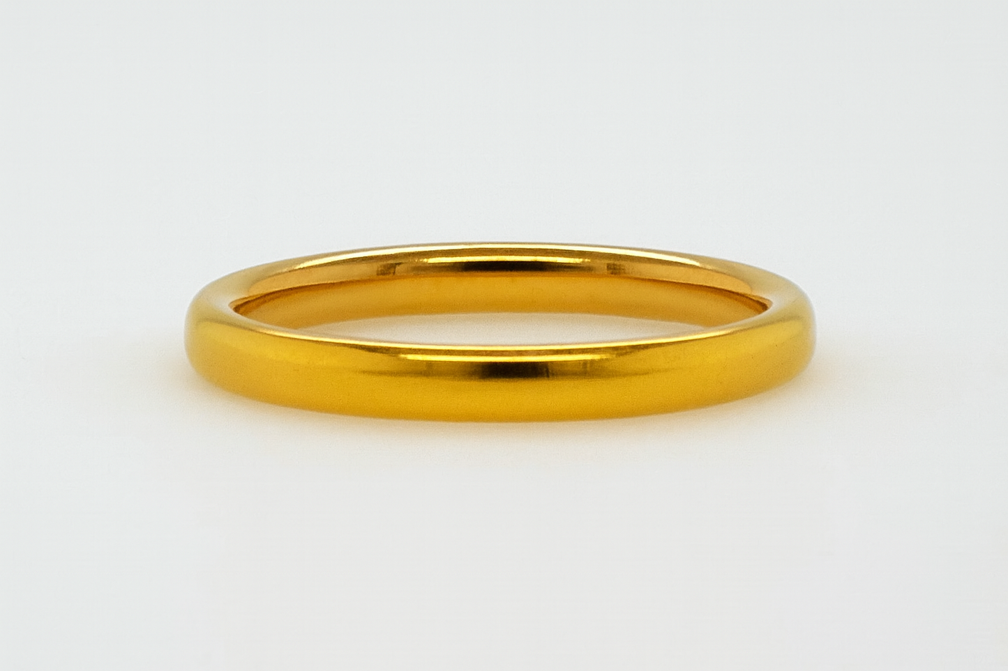 18CT YELLOW GOLD COMFORT FIT RING