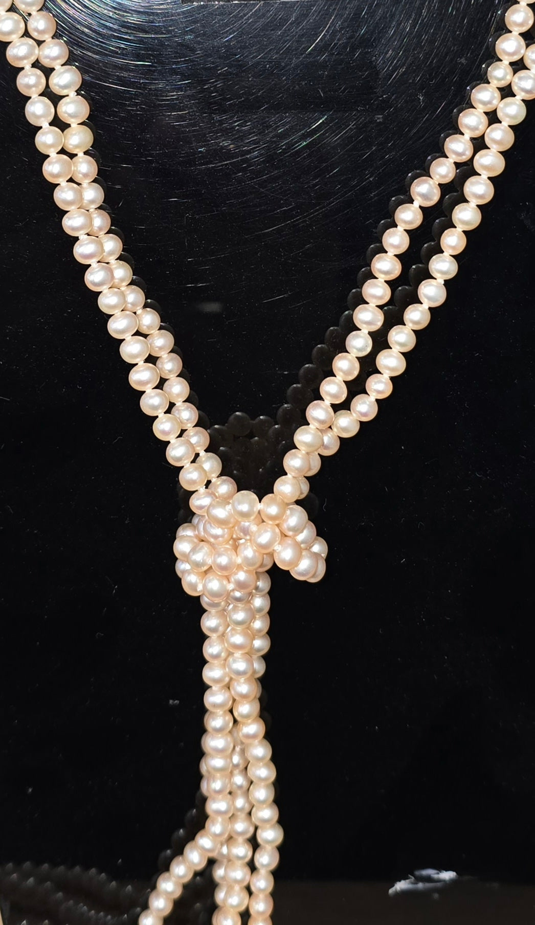 PINK FRESHWATER 4.5MM PEARL 160CM STRAND