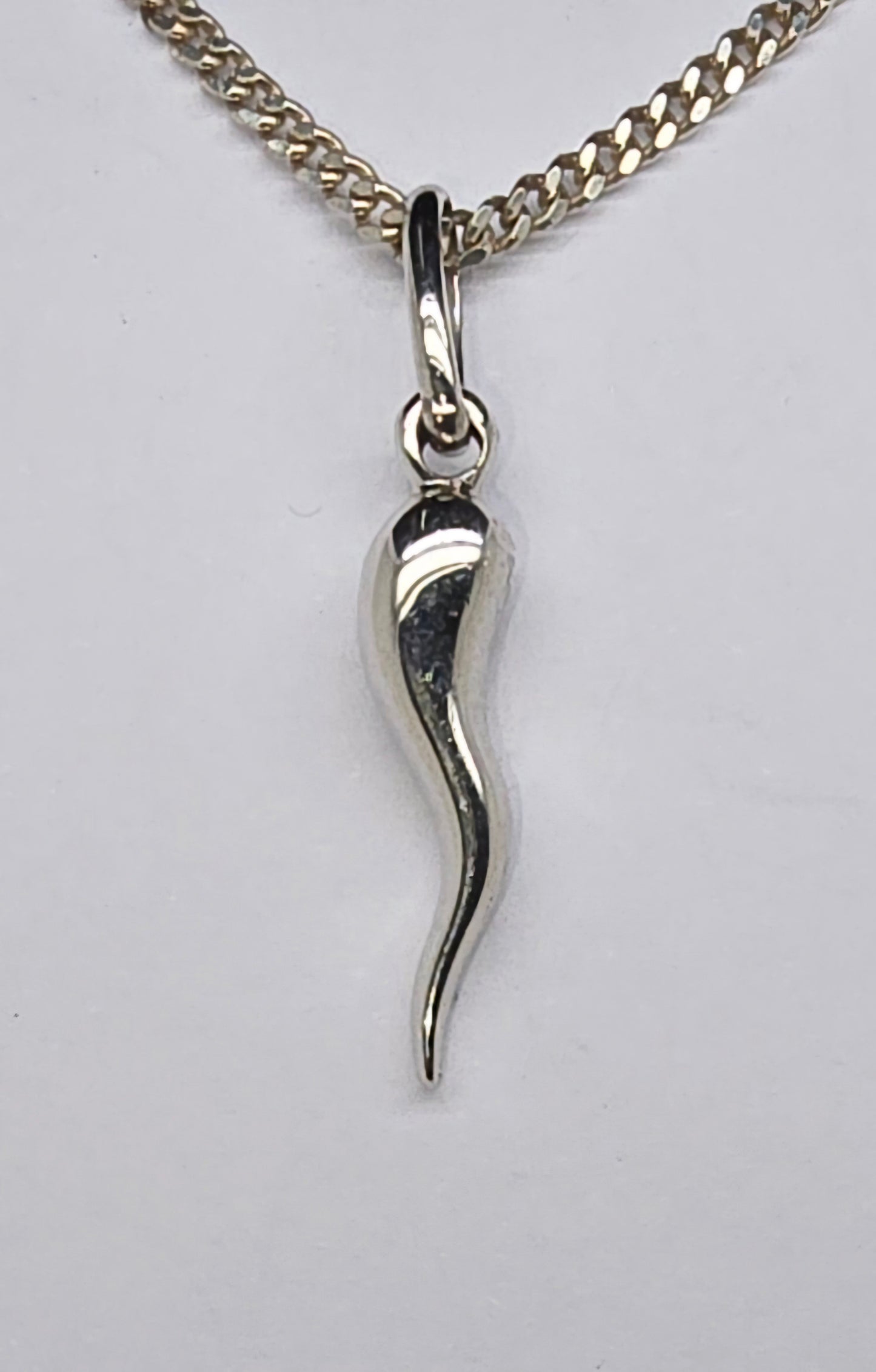 STERLING SILVER IMPORTED 18MM CHILLI PENDANT