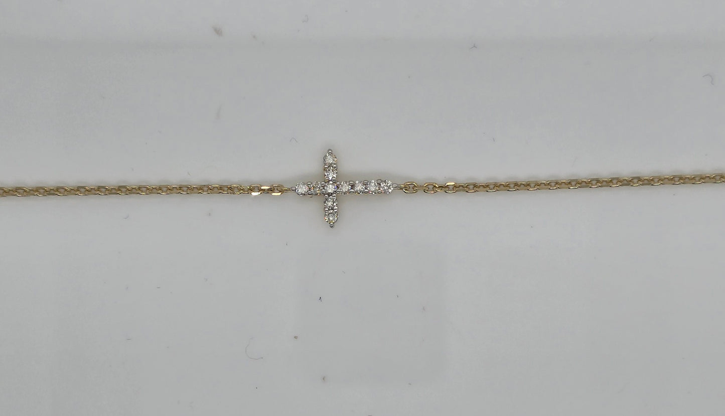 9CT YELLOW GOLD OVAL LINK 19CM BRACELET