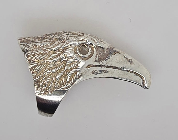 STERLING SILVER LARGE 50MM EAGLE RING 26.2GRAMS.