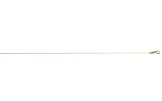 9CT YELLOW GOLD ITALIAN WIDE BOX CHAIN