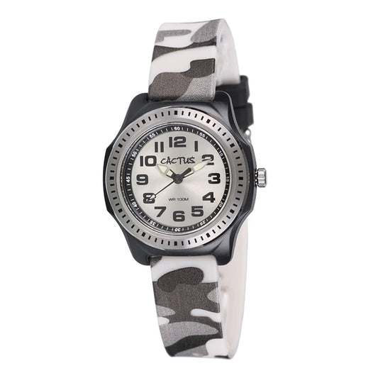 CACTUS ANALOGUE WATCH RUGGED RANGER CAMOUFLAGE RESIN BAND CAC-45-M02