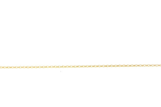 9CT YELLOW GOLD IMPORTED SOLID OVAL BELCHER CHAIN