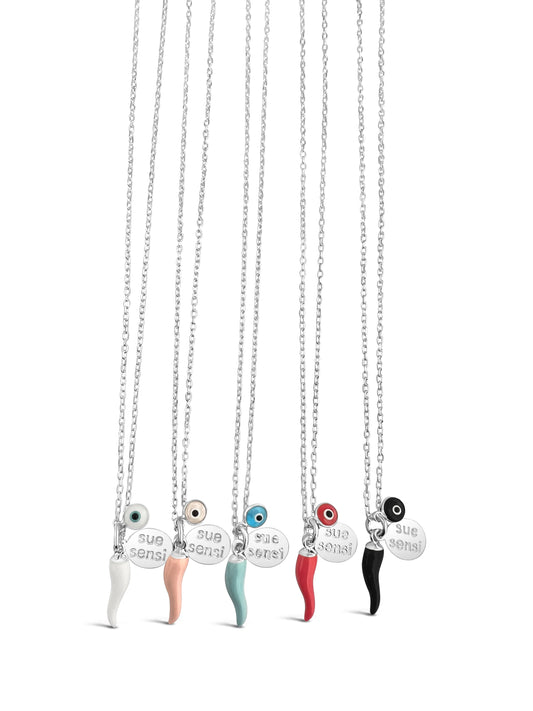 SUE SENSI CHILLI COLOURS 43CM NECKLACE.