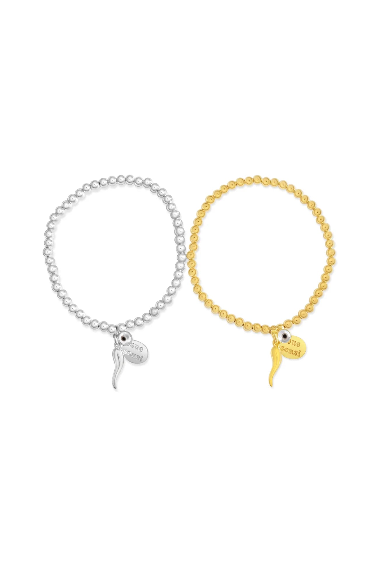 SUE SENSI STERLING SILVER CHARMING CHILLI BALL BRACELET.