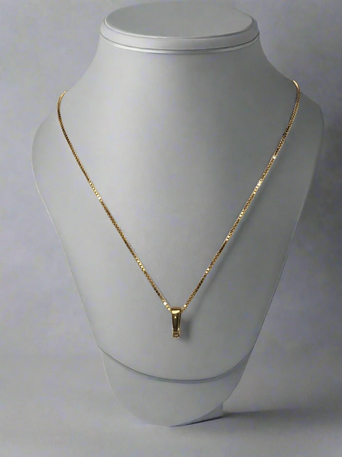 9CT YELLOW GOLD ITALIAN BOX CHAIN