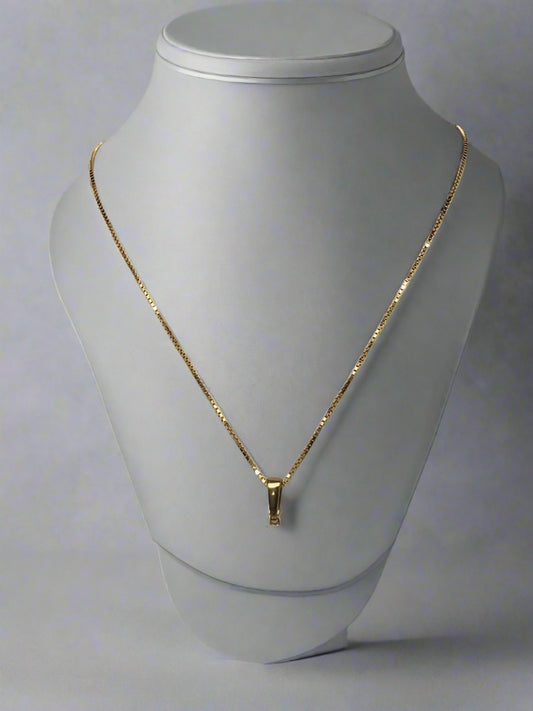 9CT YELLOW GOLD ITALIAN BOX CHAIN