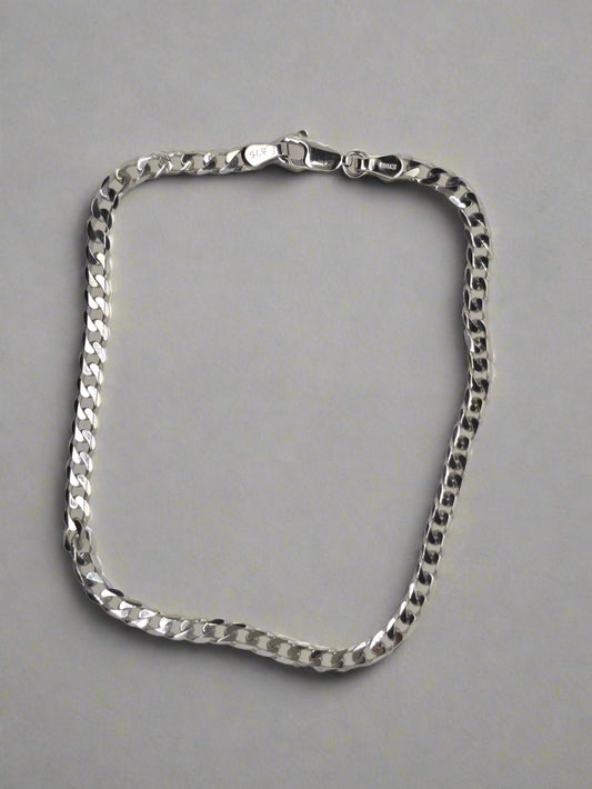 9ct White Gold Bracelet