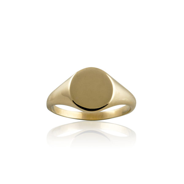 VON TRESKOW 9CT YELLOW GOLD SIGNET RING