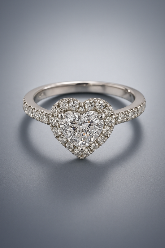 18CT WHITE GOLD DIAMOND RING