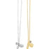 SUE SENSI STERLING SILVER 18CT GOLD PLATED CHARMING CHILLI NECKLACE.