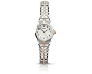 SEKONDA LADIES STAINLESS STEEL TWO TONE WATCH. SK4091