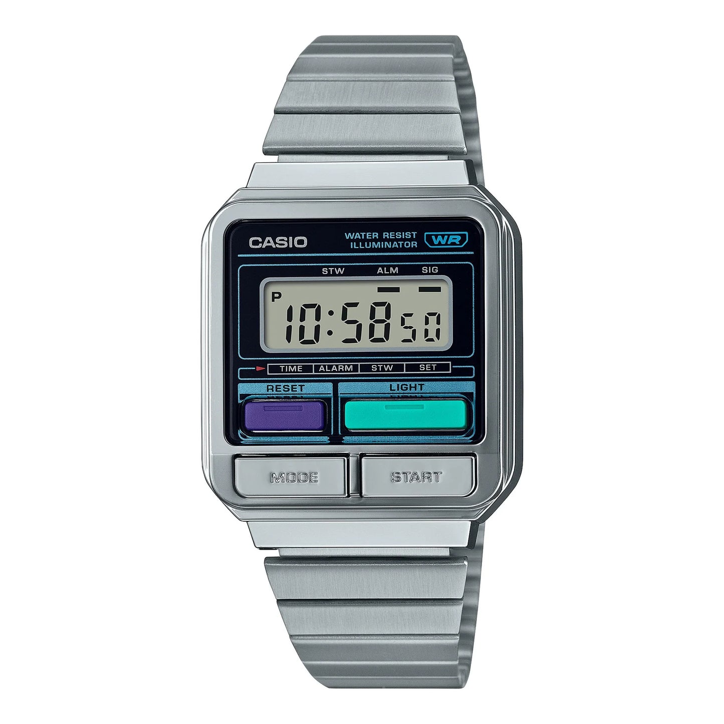 CASIO Vintage Silver A120WE-1A Watch