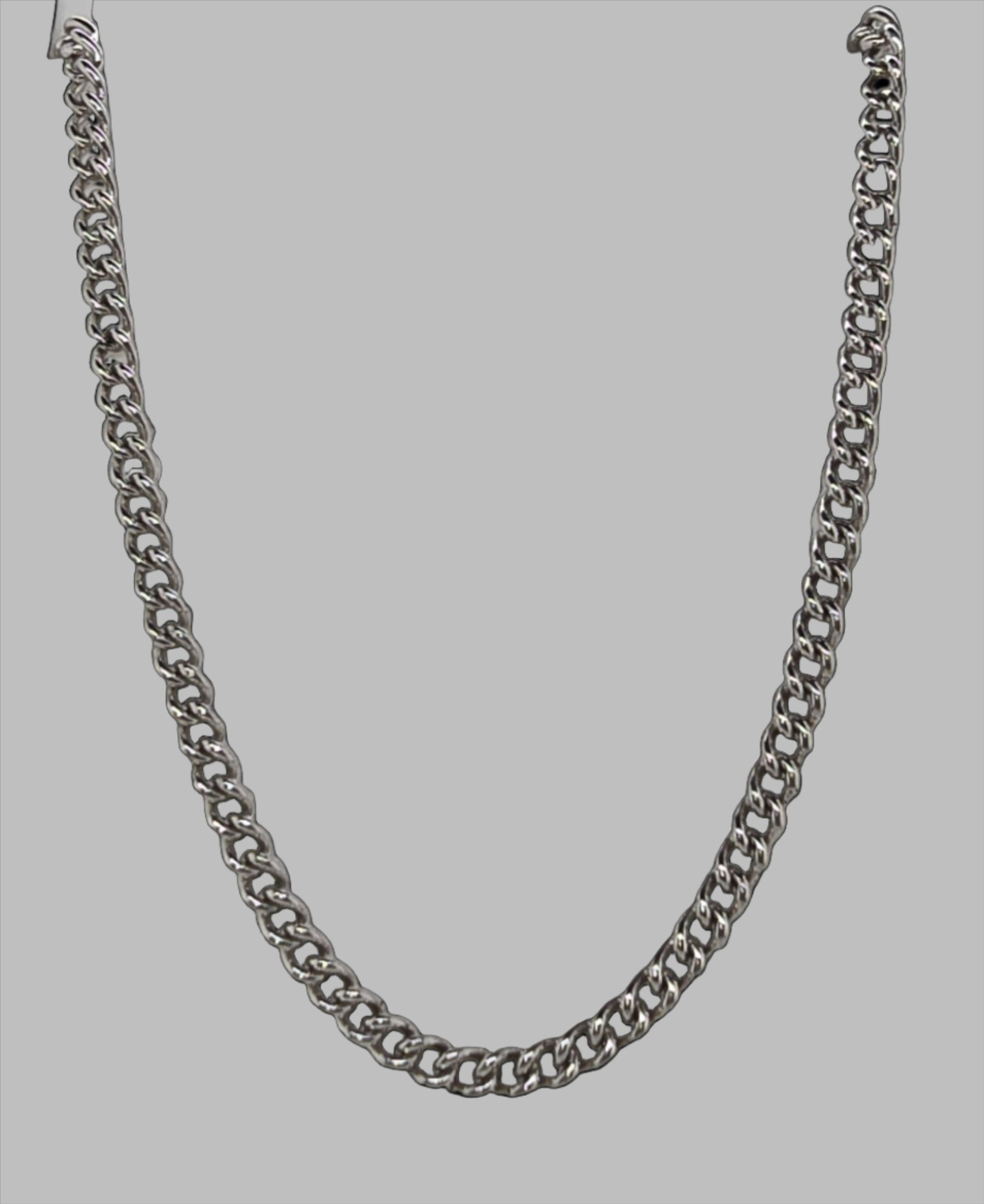 9CT WHITE GOLD CHAIN