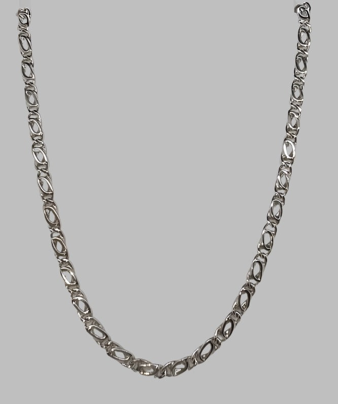 9CT WHITE GOLD CHAIN