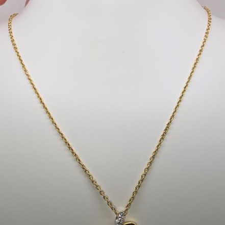 18CT YELLOW GOLD ITALIAN IMPORTED TRACE CHAIN