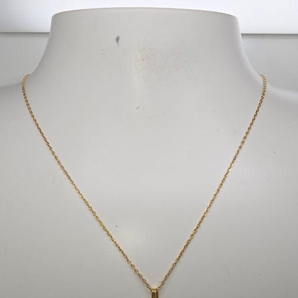 9CT YELLOW GOLD ITALIAN OVAL LINK 45CM CHAIN .94GRAMS