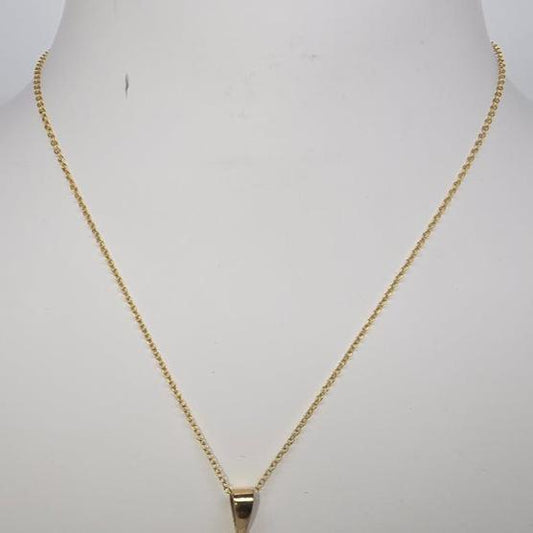 9CT YELLOW GOLD IMPORTED 45CM FINE TRACE CHAIN