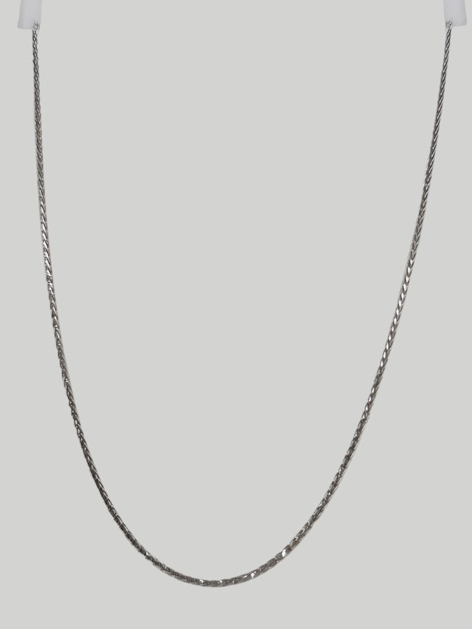 9CT WHITE GOLD CHAIN