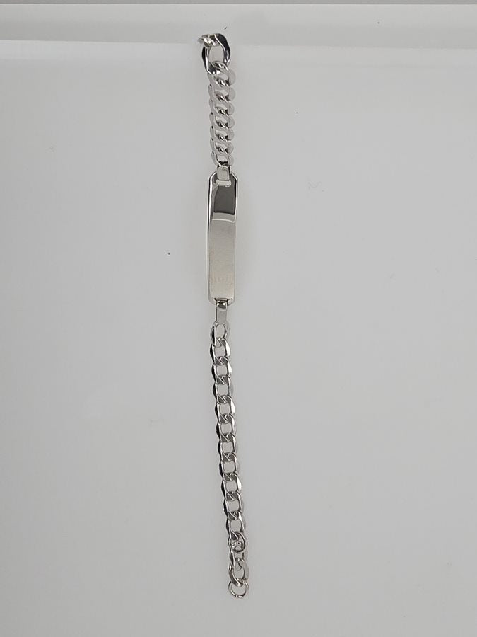 9CT WHITE GOLD BRACELET