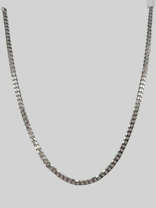 9CT WHITE GOLD CHAIN