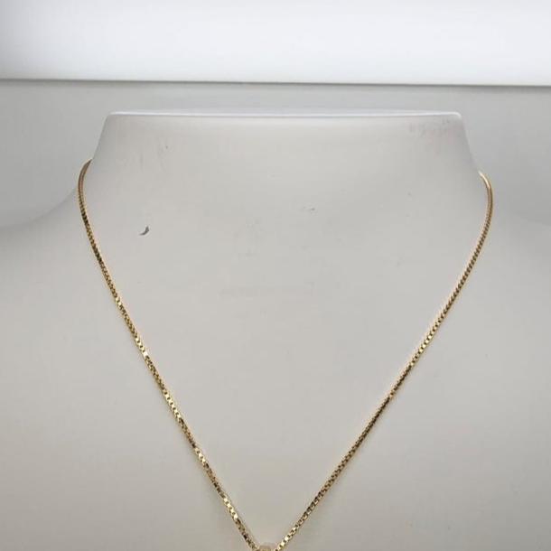 9CT YELLOW GOLD ITALIAN BOX CHAIN 42CM