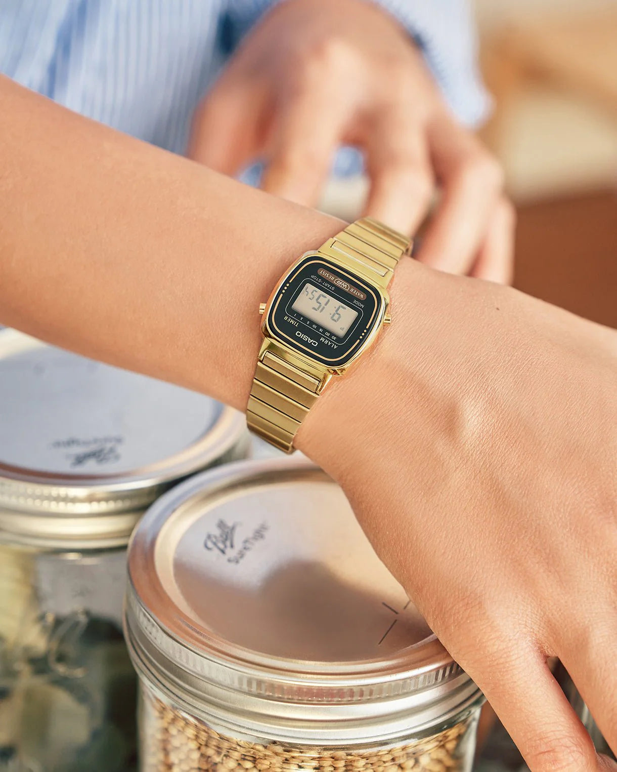 CASIO LA670WGA-1UR Vintage Gold Steel Ladies Watch