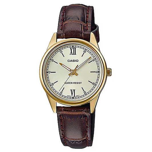 CASIO ANALOGUE WATCH. LTPV005GL-9B