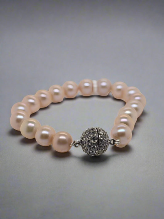 PINK FRESH WATER PEARL BRACELET