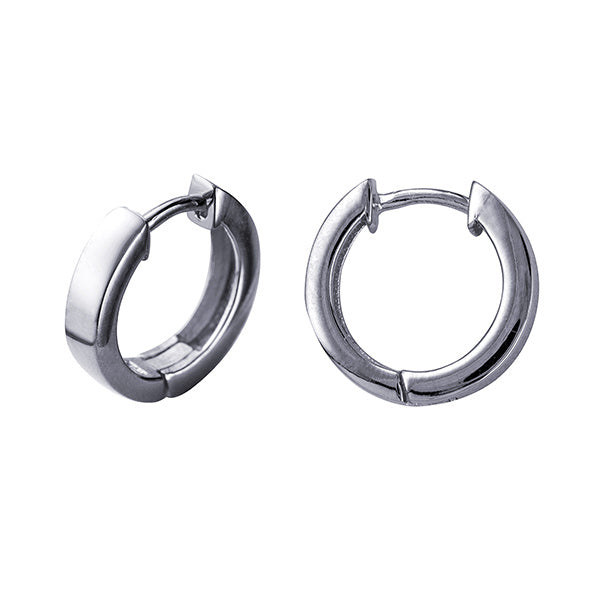 STERLING SILVER HUGGIE EARRINGS