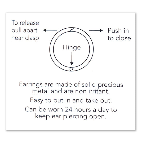 YELLOW GOLD SOLID SLEEPER EARRINGS