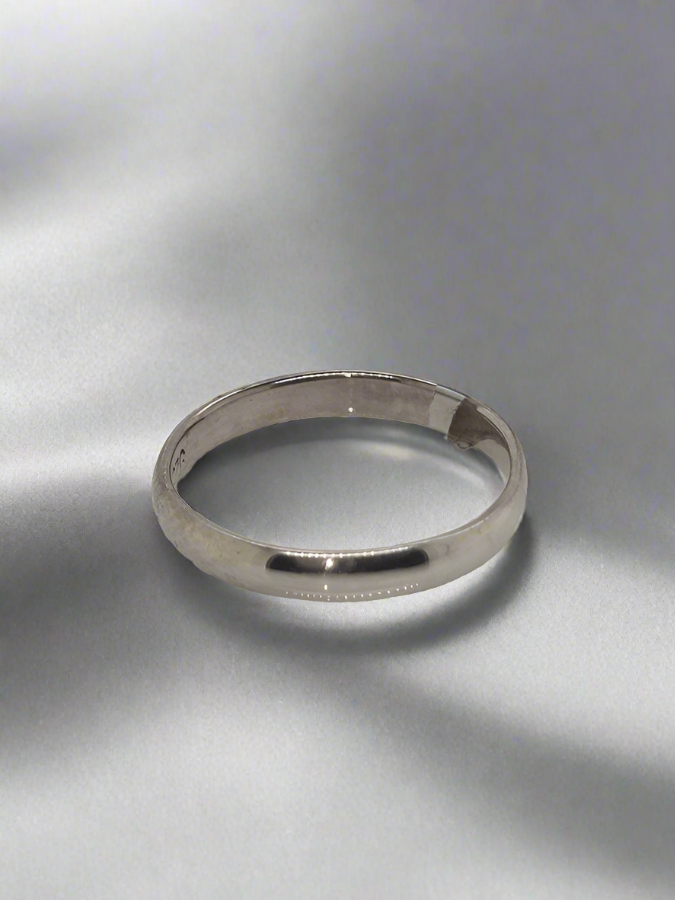 STERLING SILVER 3MM PLAIN RING